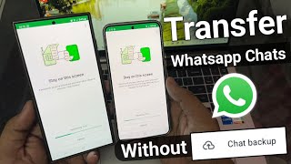 how to transfer whatsapp data to new android phone  Transfer whatsapp data android to android 🔥 [upl. by Reitrac]