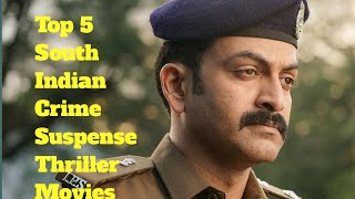 Top 5 South Indian Crime Suspense Thriller Movies In Hindi Dubbed [upl. by Enamrahc]