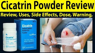 Cicatrin powder uses in urdu  Neomycin Sulphate Bacitracin zinc powder uses in hindi  Review Dose [upl. by Asecnarf]