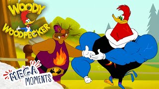 Woody’s Wrestling Match 💪  Woody Woodpecker  Compilation  Mega Moments [upl. by Royall]