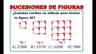 1 SUCESIONES DE FIGURAS HALLAR LA FÓRMULA DE LA SUCESIÓN [upl. by Norm]