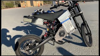 15kw DIY Electric Moped POV Ride [upl. by Ciardap845]