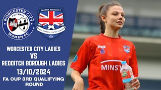 Borough Ladies  Worcester City vs Redditch Borough [upl. by Percival]