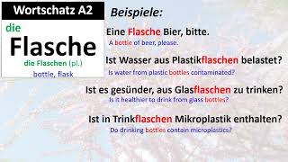 Wortschatz A2 Flasche [upl. by Euqimod]