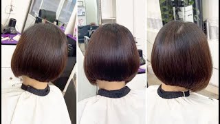 Beautiful Short Layered Bob Haircut Tutorial With Graduation Full Tutorial Steps [upl. by Happy529]