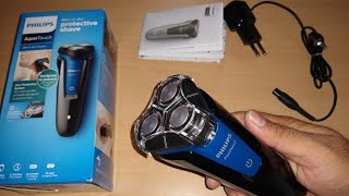 Philips Wet and Dry Electric Shaver S1030 04  QUICK UNBOXING [upl. by Ayotna]