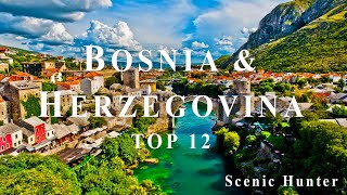 12 Best Places To Visit In Bosnia and Herzegovina  Bosnia Travel Guide [upl. by Aigroeg]