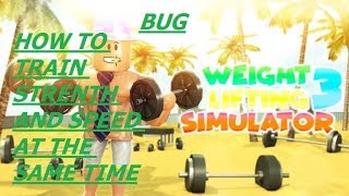 Roblox Weight Lifting Simulator 3  Strength and speed bug [upl. by Rimahs]