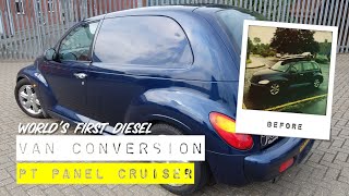 Custom Panel Van Build  PT Panel Cruiser Conversion [upl. by Shiller]