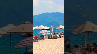 Greece Halkidiki NEA VRASNA beach ⛱️🏖️ 💙 beach summer sea [upl. by Marelda]