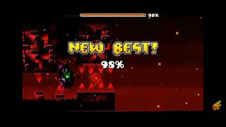 Вот почему Knobbelboy слился на 98 на уровне BloodlustGeometry Dash [upl. by Lrem]