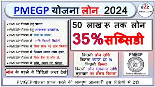 PMEGP Loan Apply Process  PMEGP loan process 2024 की सम्पूर्ण जानकारी pmegp yojana loan [upl. by Eelrebmyk490]