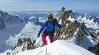 Aiguille dArgentière Voie Whymper descente Glacier du Milieu [upl. by Aiuqes]