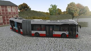 OMSI 2 AddOn Hamburg HafenCity  Volvo 7900 Hybrid Articulated Bus [upl. by Attikram]