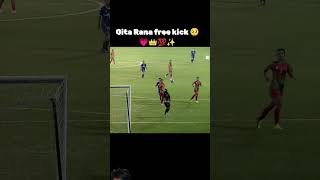 Target to goal post Gita Rana football viralvideo football [upl. by Cestar221]