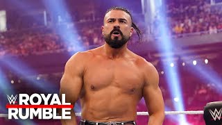 Andrade makes a stunning return Royal Rumble 2024 highlights [upl. by Aixela656]