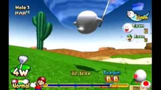 Lets Play Mario Golf Toadstool Tour  Character Match  Vs Luigi Part 1 of 2 [upl. by Kippie]