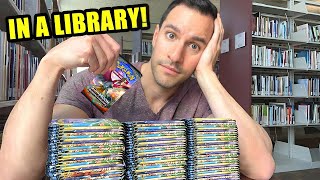 SHHHBIG OPENING IN LIBRARY Over 50 PACKS of Pokemon Cards [upl. by Yuzik230]