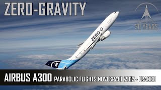 ZeroG Flight  Parabolic Flight with the Airbus A300 Of Novespace [upl. by Arikaahs]