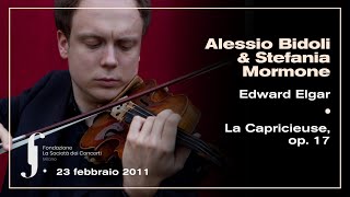 Alessio Bidoli  Stefania Mormone  Edward Elgar  La Capricieuse op 17 [upl. by Melda]