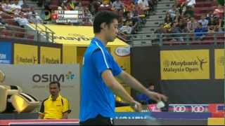 QF  MS  Lee Chong Wei vs Hu Yun  2013 Maybank Malaysia Open [upl. by Nebur978]