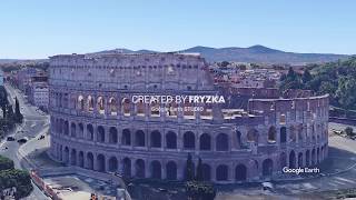 Coliseo de Roma  Google Earth Studio [upl. by Nodnek80]