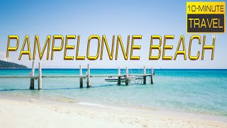 Pampelonne beach 🇫🇷 FRANCE – St Tropez  Club le 1051  Beach for the rich [upl. by Nednerb]