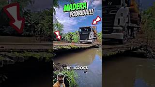 pasaron esta carga por este puente de madera shorts [upl. by Epp]