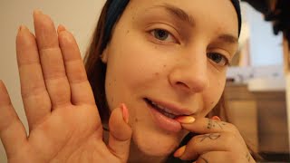 ASMR  De Stressing with Spit Painting 💆👩🏻‍🎨 [upl. by Renckens]