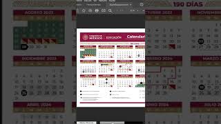 Calendario Escolar SEP 20242024 [upl. by Atinal]