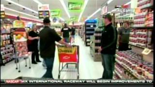 Clint Bowyer Rutledge Wood Competition Shopping Bashas Super Markets 2010mpg [upl. by Nytsrik]