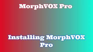 MorphVOX Pro Installation and Download Speedy Guide [upl. by Lilly]