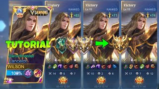 LANCELOT BEST GUIDE TO CARRY YOUR TEAMMATES amp RANK UP FASTER IN SOLO RANK  MLBB [upl. by Ariom]