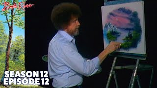 Bob Ross  Mountain in an Oval Season 12 Episode 12 [upl. by Dlanor]