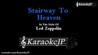 Stairway To Heaven Karaoke  Led Zeppelin [upl. by Quintus]