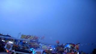 Kräftiger Regenschauer mit möglichen Gewitter über Kirmes am 2342014 [upl. by Ynohtna]