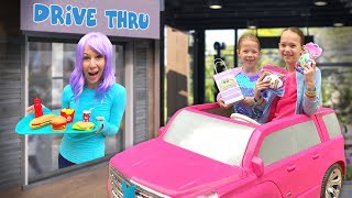 Collecting UniVerse Toys at the Pretend DriveThru [upl. by Tem]