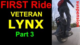 Veteran LYNX  First Ride Part3 suspension on a bad road [upl. by Shimberg]