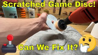 How to Fix a Scratched Game Disc Resurface a Scratched Game Disc to Make it Work Again Retro Game [upl. by Leventhal820]