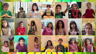 Too Donyā Dar Harjā تو دنیا در هرجا by Pardis for Children Music Class Badoom [upl. by Anthia]