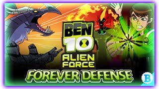 BEN 10 ALIEN FORCE GAMES  FOREVER DEFENSE  FULL GAMES [upl. by Ardra]