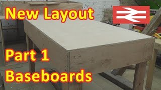 New Layout Build  Baseboards [upl. by Torras]