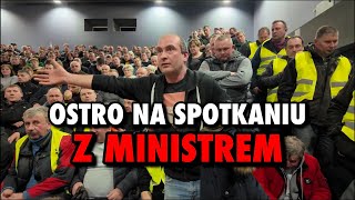 Rolnicy zagrozili że zablokują rondo Przyjechał minister rolnictwa 4032024 [upl. by Farica]