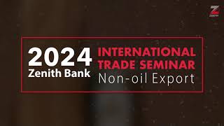 2024 International Trade Seminar Invitation [upl. by Eniretak]