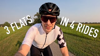 3 Flats in 4 Rides  Ride Vlog [upl. by Gainer]