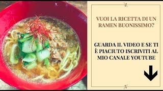 ramen  noodles  ricetta vegana  ricetta giapponese [upl. by Okajima]