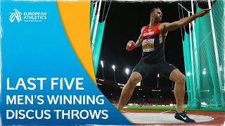 FANTASTIC Discus Throwing  Last 5 Men’s Discus Winning Throws [upl. by Walter]