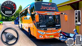 US City Bus Realistic Driving 3D  Coach Bus Offroad Drive Simulator 2024  Android GamePlay [upl. by Ardnuhs]