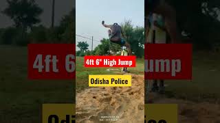 4ft 6inch High Jump practiceOSAP IRB preparationOdisha police battalion osapirb irbosap police [upl. by Vitkun898]