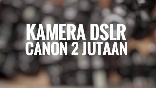 kamera dslr Canon untuk pemula 2 jutaan [upl. by Odelet]